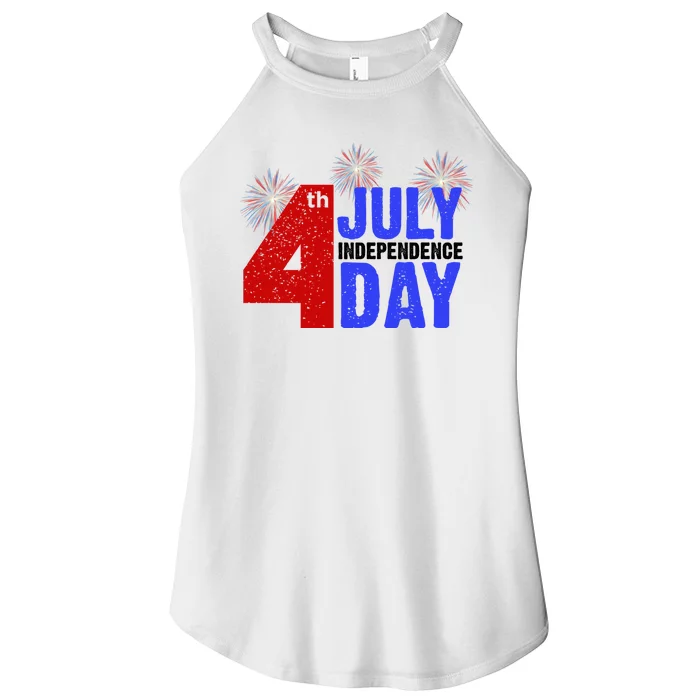 4th Of July Independence Day Fireworks Celebration Women’s Perfect Tri Rocker Tank