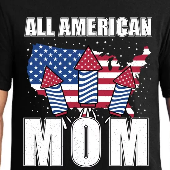 4th Of July Accessoires All American Mom Gift Pajama Set