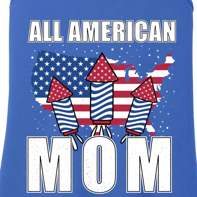 4th Of July Accessoires All American Mom Gift Ladies Essential Tank