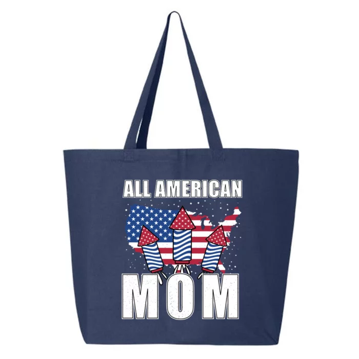 4th Of July Accessoires All American Mom Gift 25L Jumbo Tote