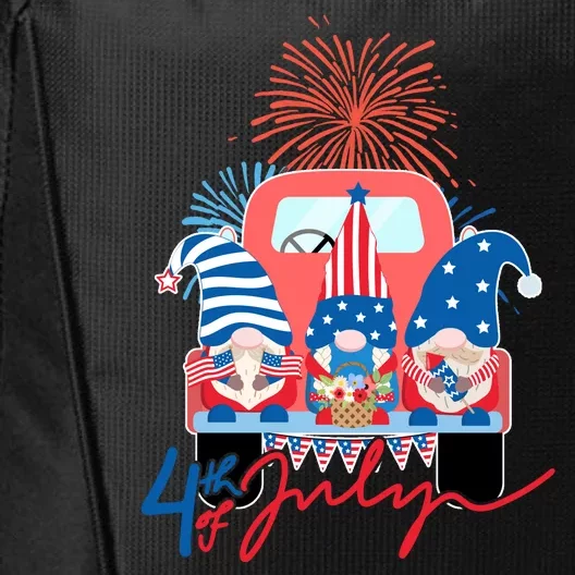 4th Of July Gnome Celebration City Backpack