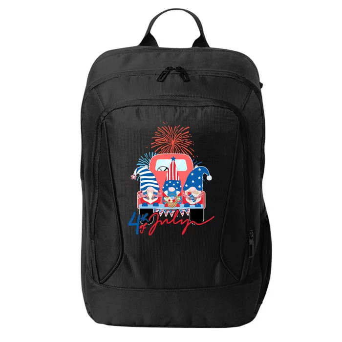 4th Of July Gnome Celebration City Backpack