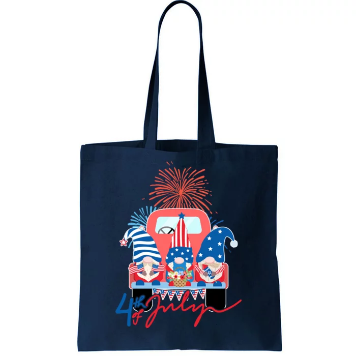 4th Of July Gnome Celebration Tote Bag