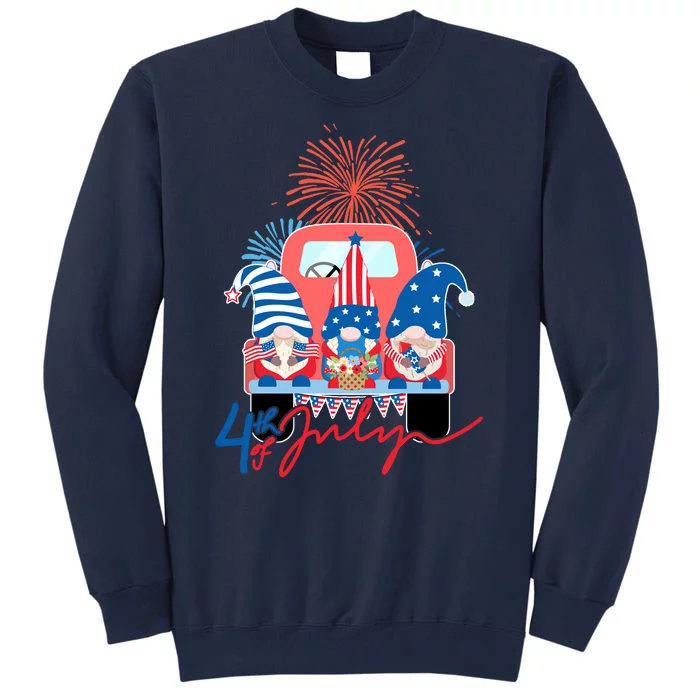 4th Of July Gnome Celebration Tall Sweatshirt