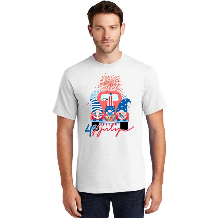 4th Of July Gnome Celebration Tall T-Shirt