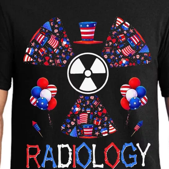 4th Of July Radiology Patriotic American Radiology Tech Pajama Set