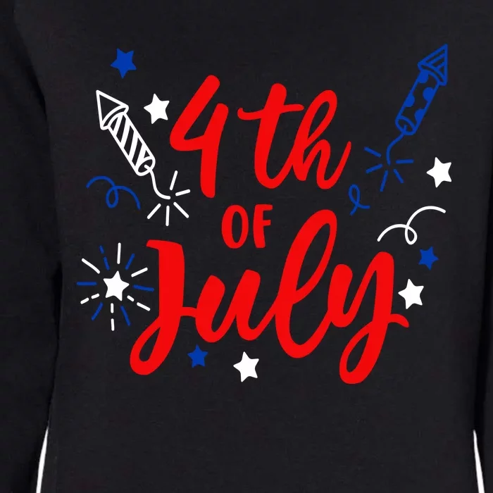 4th Of July Independence Day Celebration Womens California Wash Sweatshirt