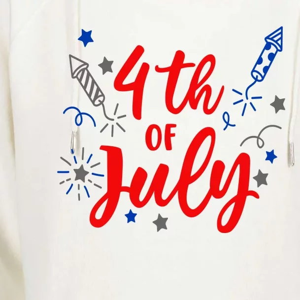 4th Of July Independence Day Celebration Womens Funnel Neck Pullover Hood