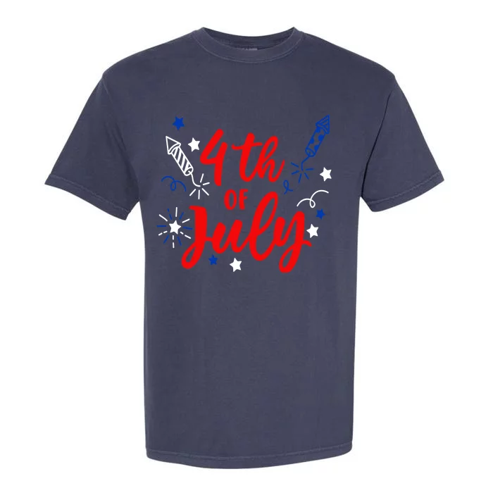 4th Of July Independence Day Celebration Garment-Dyed Heavyweight T-Shirt