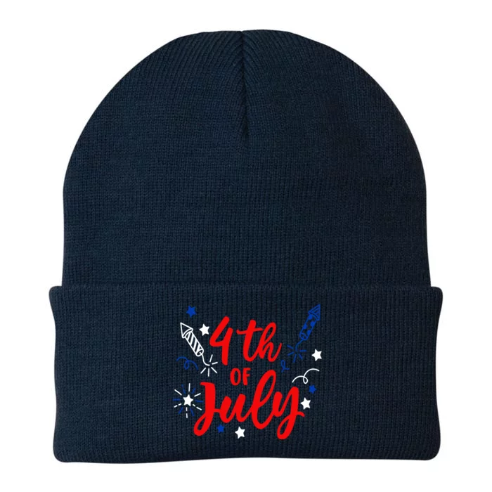 4th Of July Independence Day Celebration Knit Cap Winter Beanie