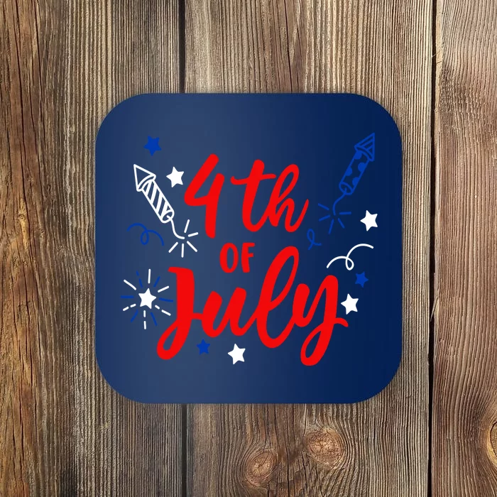 4th Of July Independence Day Celebration Coaster