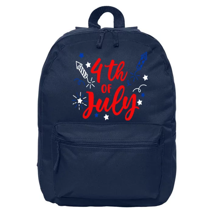 4th Of July Independence Day Celebration 16 in Basic Backpack