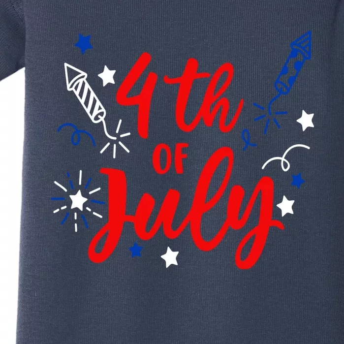 4th Of July Independence Day Celebration Baby Bodysuit