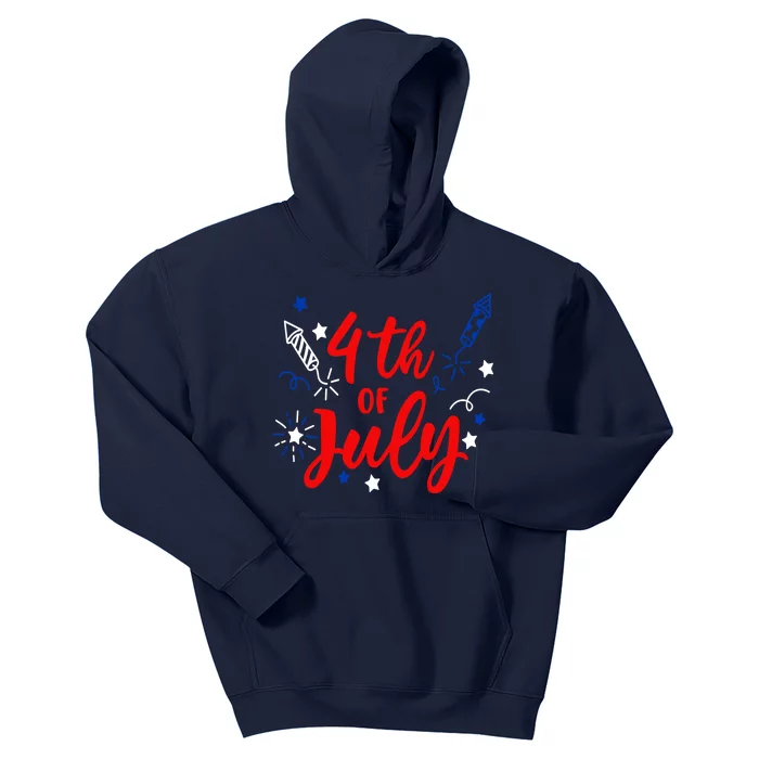 4th Of July Independence Day Celebration Kids Hoodie