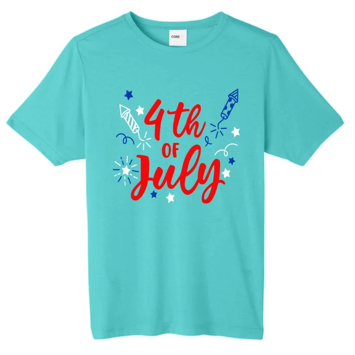 4th Of July Independence Day Celebration ChromaSoft Performance T-Shirt