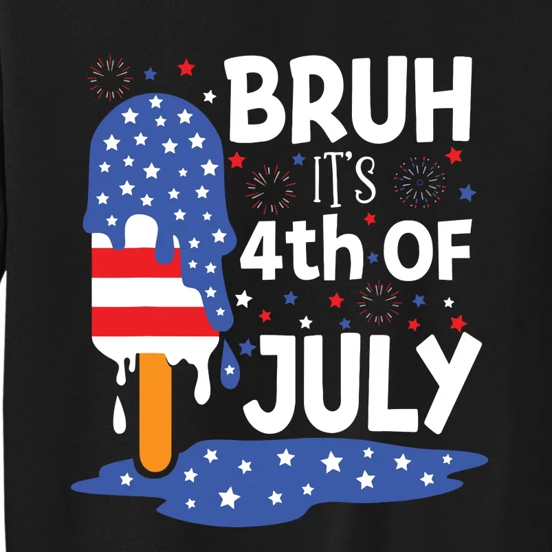 4th Of July Shirts For Bruh Ice Pops Cream Sweatshirt