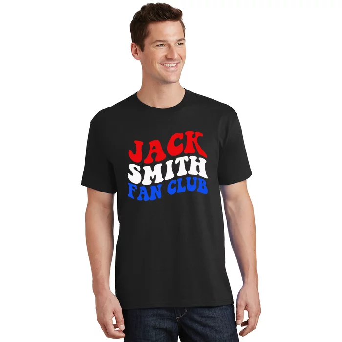 4th Of July Jack Smith Fan Club Fun Summer Groovy Red Blue Gift T-Shirt