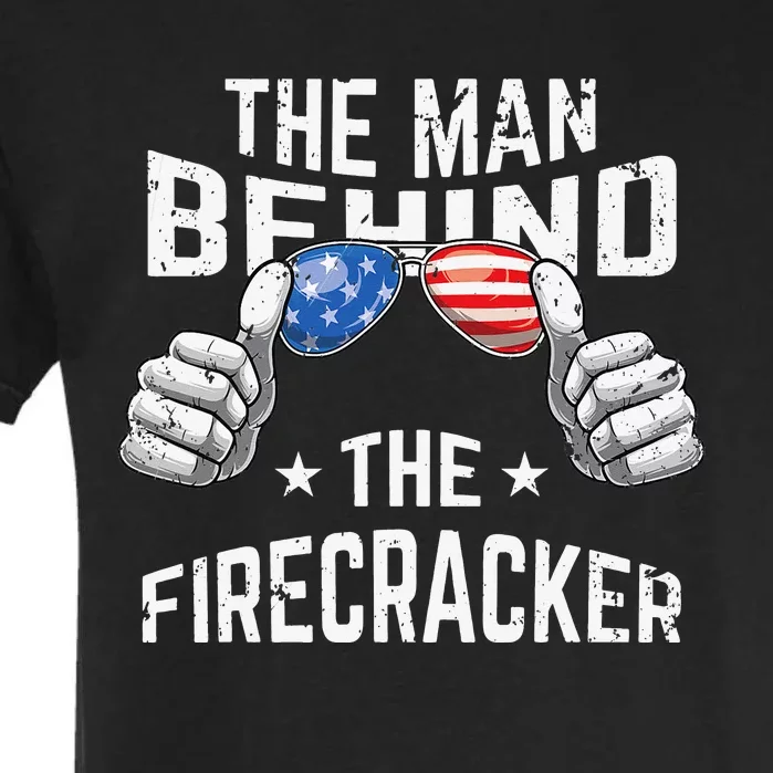 4th of July Pregnancy the Man Behind the Firecracker Garment-Dyed Heavyweight T-Shirt