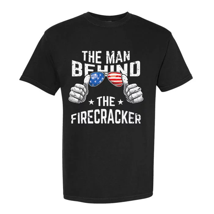 4th of July Pregnancy the Man Behind the Firecracker Garment-Dyed Heavyweight T-Shirt