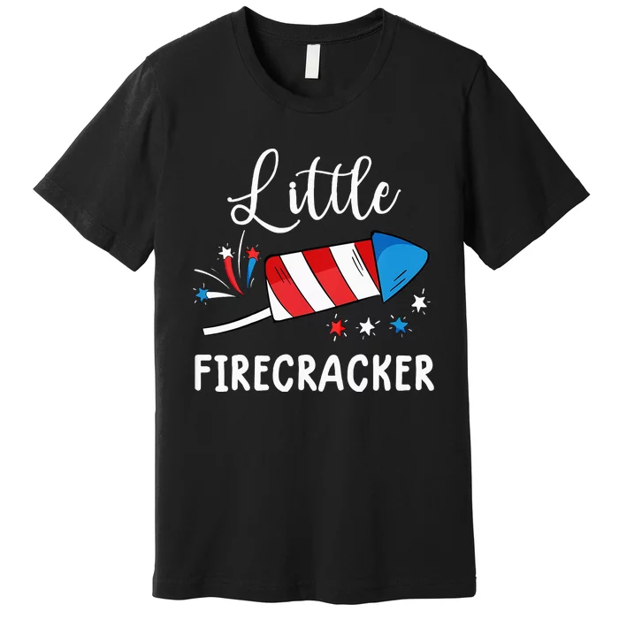 4th of july for little firecracker Premium T-Shirt