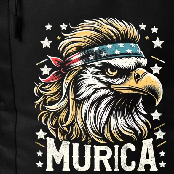 4th Of July Patriotic Funny Eagle July 4th Usa Murica Daily Commute Backpack