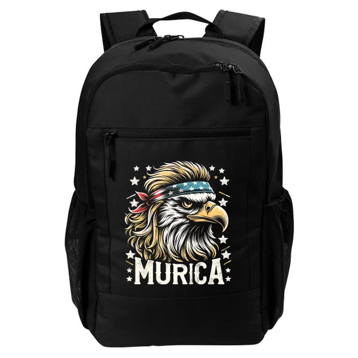 4th Of July Patriotic Funny Eagle July 4th Usa Murica Daily Commute Backpack