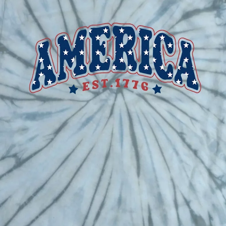 4th of july America Est 1776 4th july Tie-Dye T-Shirt