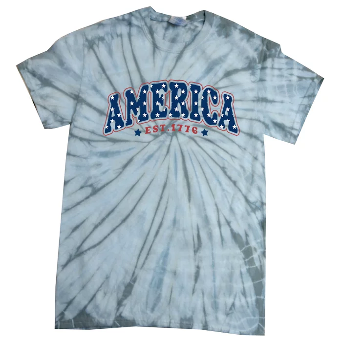 4th of july America Est 1776 4th july Tie-Dye T-Shirt