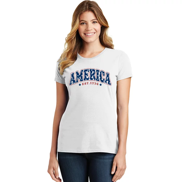 4th of july America Est 1776 4th july Women's T-Shirt