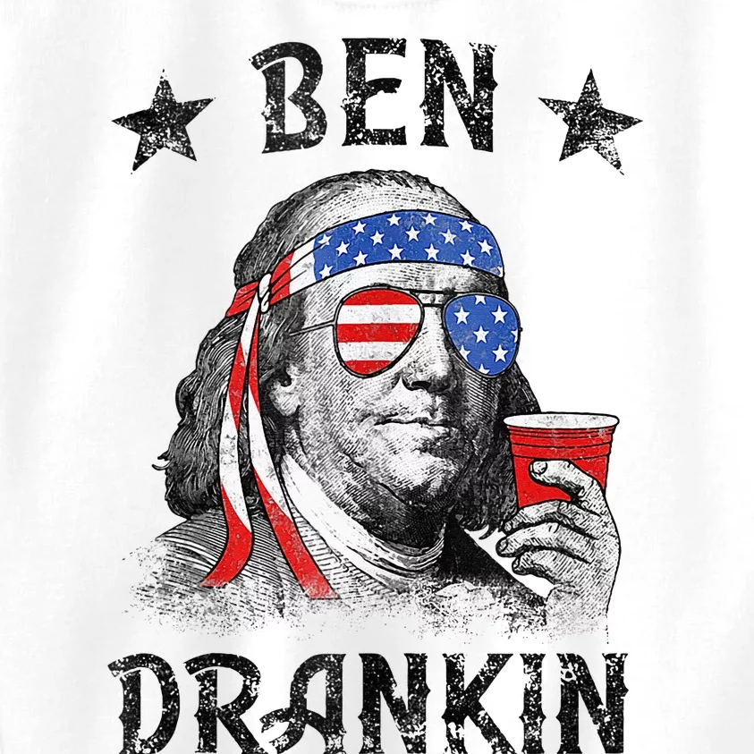 4th Of July For Men Ben Drankin Funny Beer Kids Sweatshirt