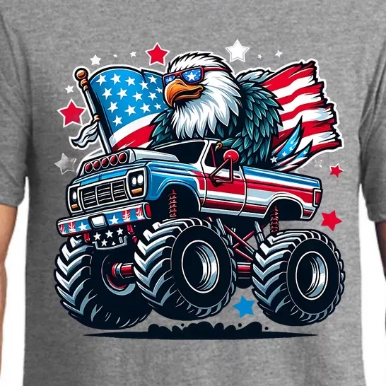 4th Of July Shirts American Flag Eagle Usa Pajama Set