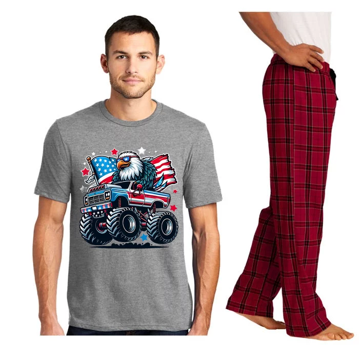 4th Of July Shirts American Flag Eagle Usa Pajama Set