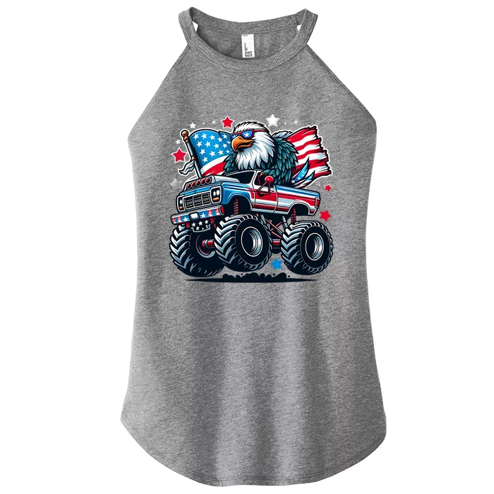 4th Of July Shirts American Flag Eagle Usa Women’s Perfect Tri Rocker Tank