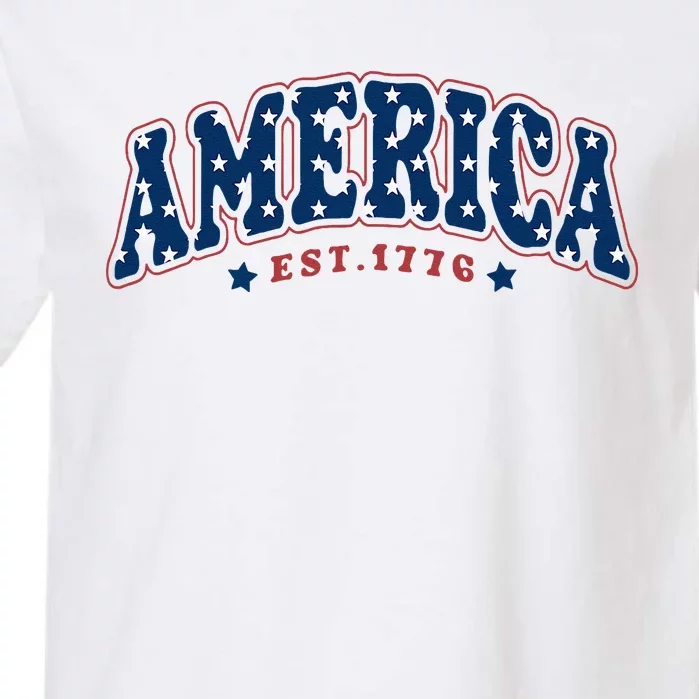 4th of july America Est 1776 4th july Garment-Dyed Heavyweight T-Shirt