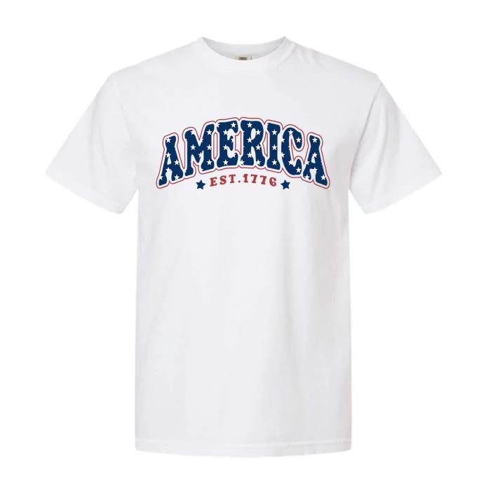 4th of july America Est 1776 4th july Garment-Dyed Heavyweight T-Shirt