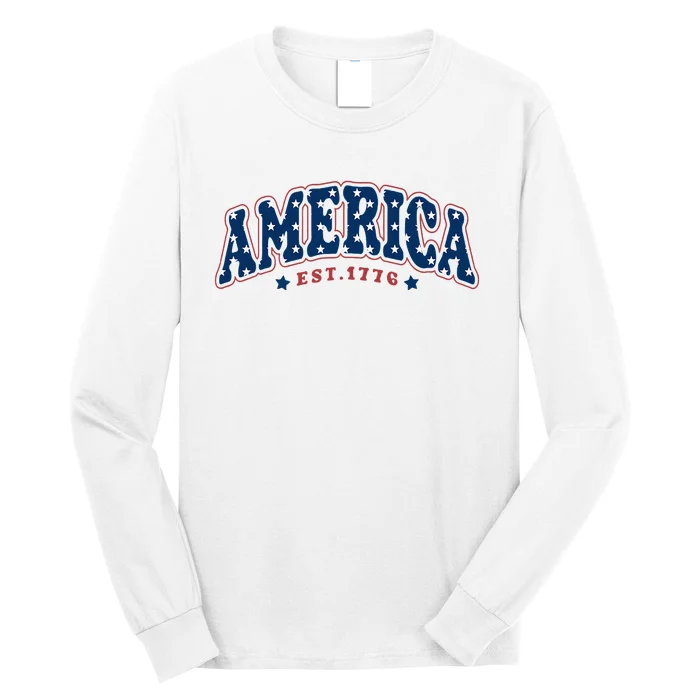 4th of july America Est 1776 4th july Long Sleeve Shirt