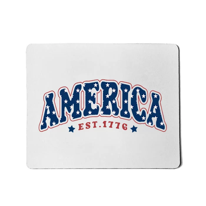 4th of july America Est 1776 4th july Mousepad