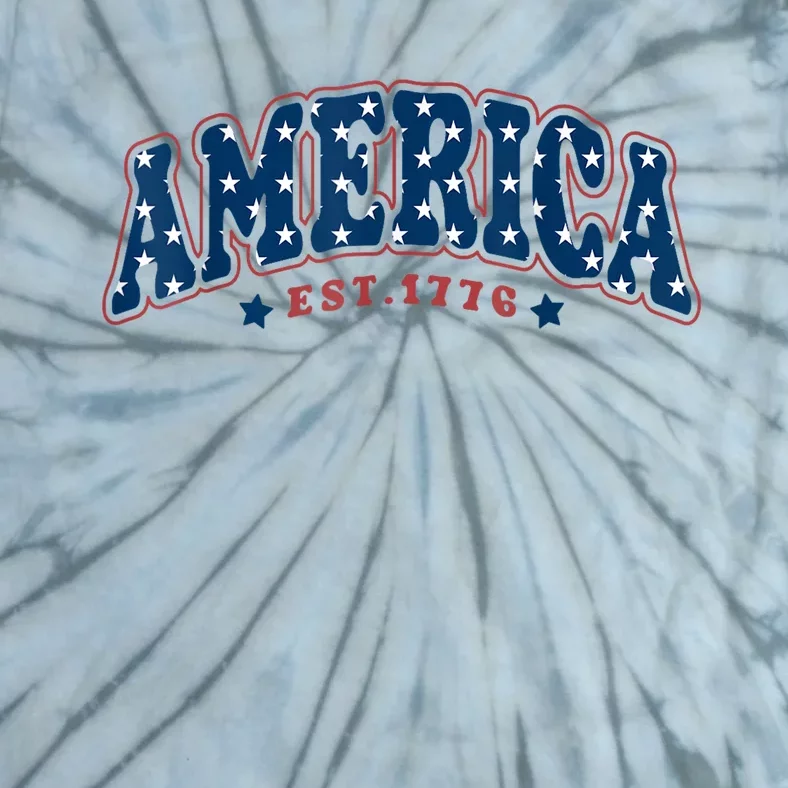 4th Of July America Est 1776 Tie-Dye T-Shirt