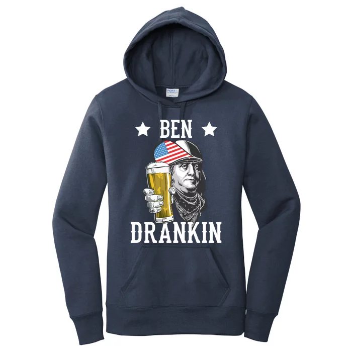 4th Of July Tee Ben Drankin Gift Women's Pullover Hoodie