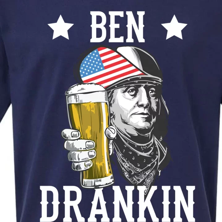 4th Of July Tee Ben Drankin Gift Sueded Cloud Jersey T-Shirt