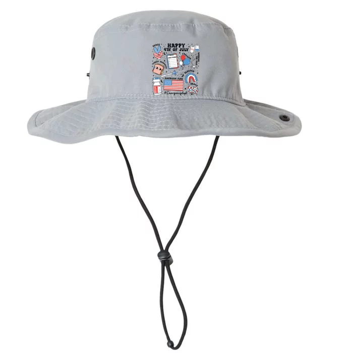 4th Of July Er Nurse Er Nurse Crew Legacy Cool Fit Booney Bucket Hat