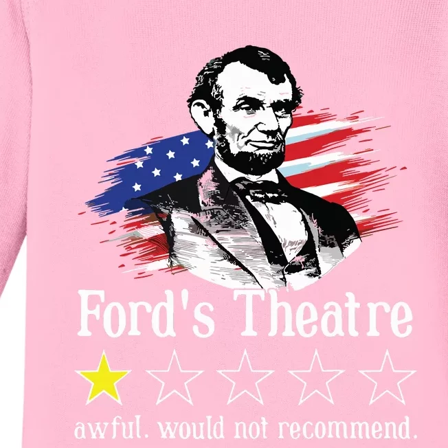 4th Of July Fords Theatre Awful Would Not Recommend Review Baby Long Sleeve Bodysuit