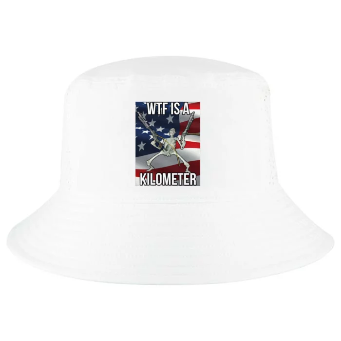 4Th Of July Cringey Tees Wtf Is A Kilometer Cool Comfort Performance Bucket Hat