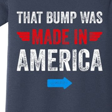 4th Of July Pregnancy Announcement For Dad To Be Baby Bodysuit