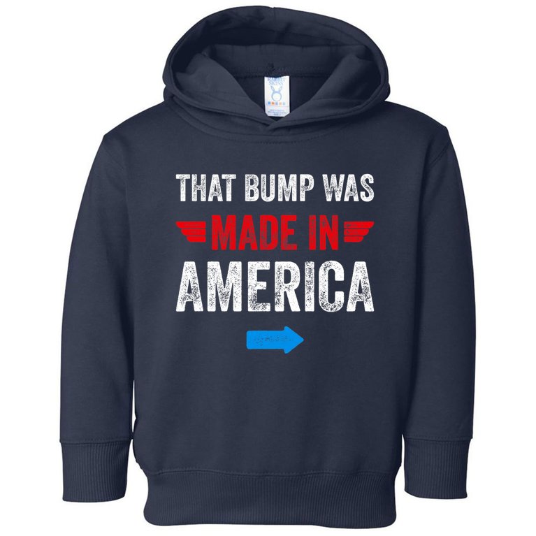 4th Of July Pregnancy Announcement For Dad To Be Toddler Hoodie