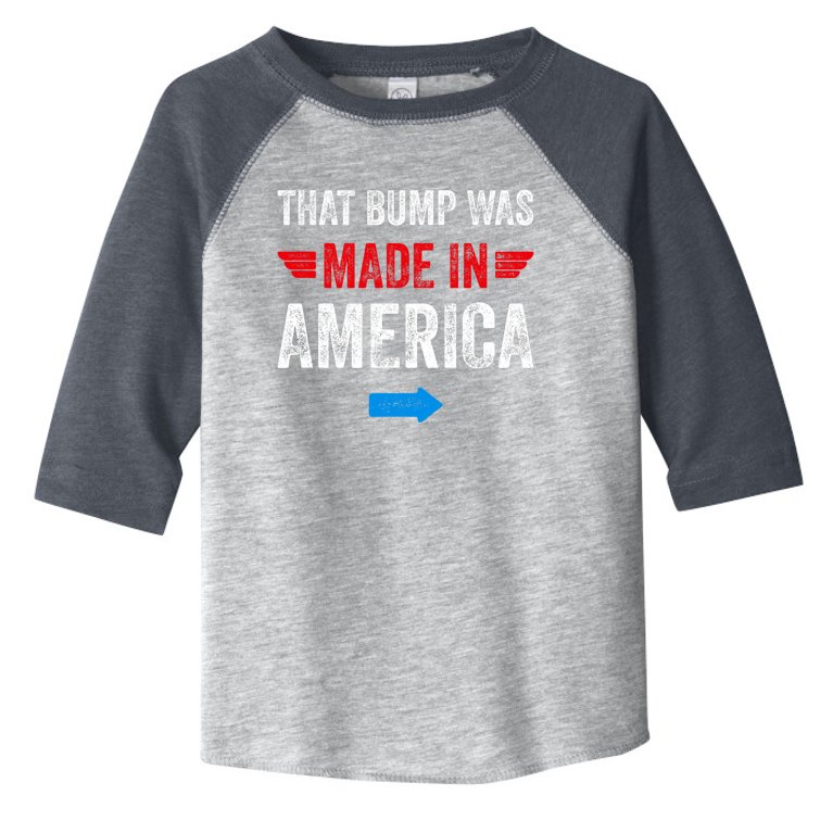 4th Of July Pregnancy Announcement For Dad To Be Toddler Fine Jersey T-Shirt