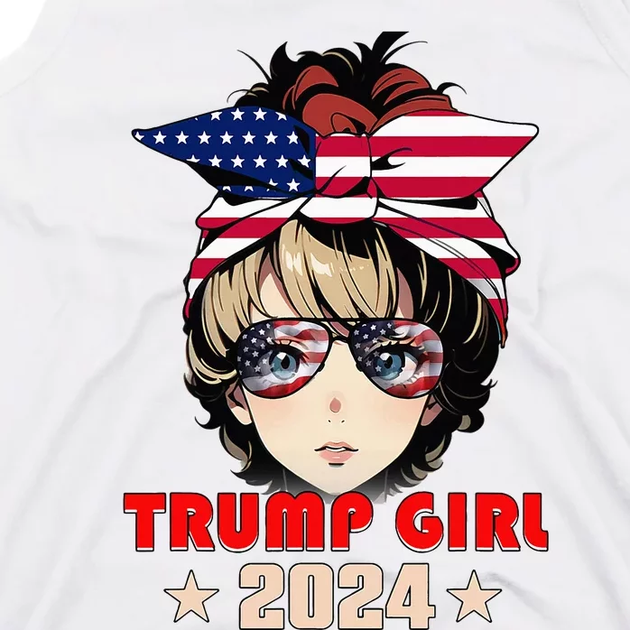 4th Of July Trump 45 47 Trump Girl 2024 Tank Top