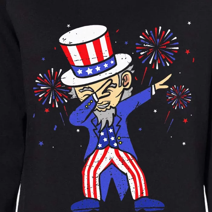 4th Of July S For Kids Funny Dabbing Uncle Sam Men Womens California Wash Sweatshirt