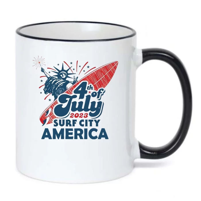 4th Of July Independence Day Black Color Changing Mug