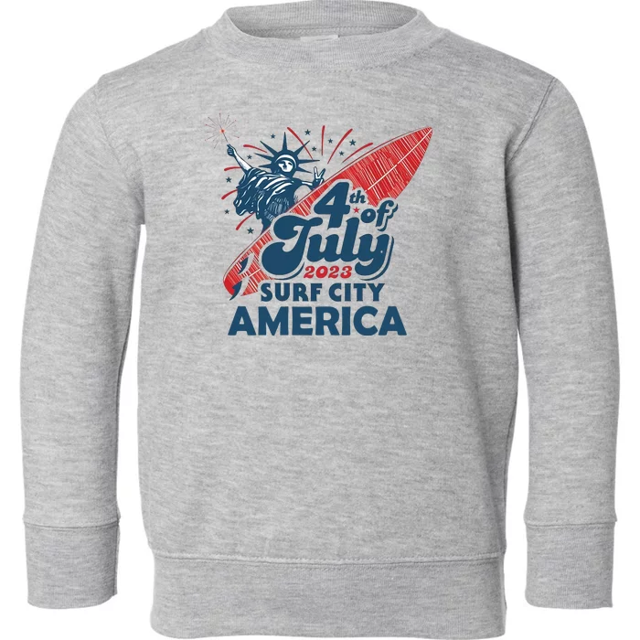 4th Of July Independence Day Toddler Sweatshirt